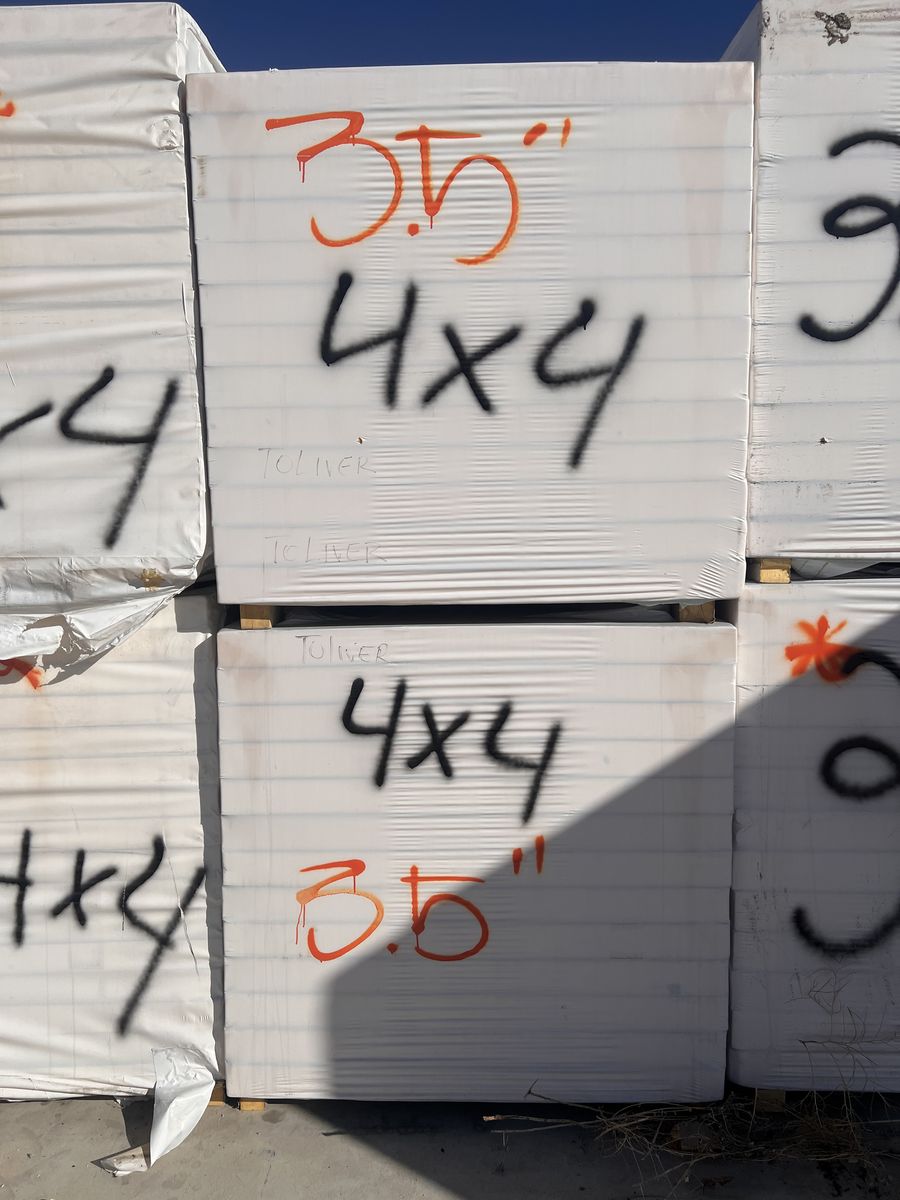 4x4 3.5 Polyiso Rigid Foam Insulation