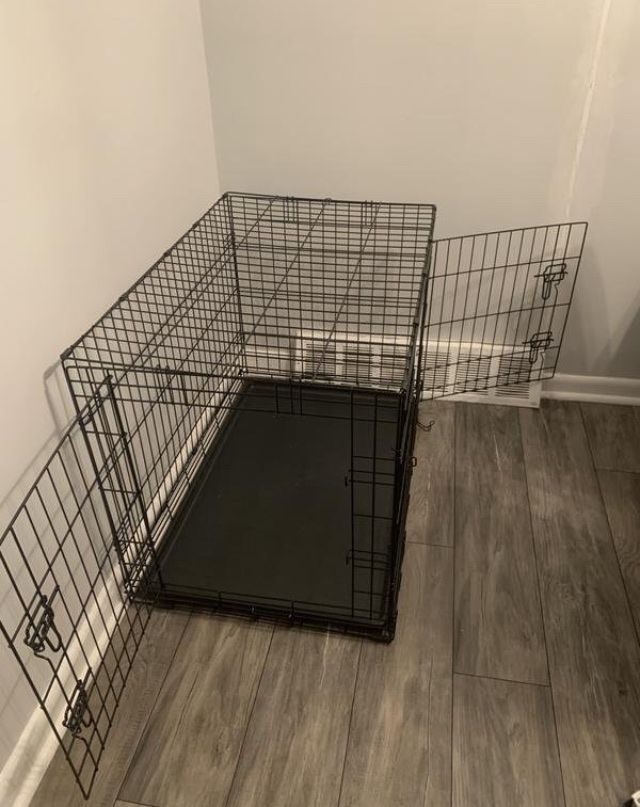 Large 36” dog crate kennel folding wire kennel