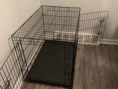 Large 36” dog crate kennel folding wire kennel