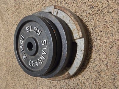 1" barbell plates