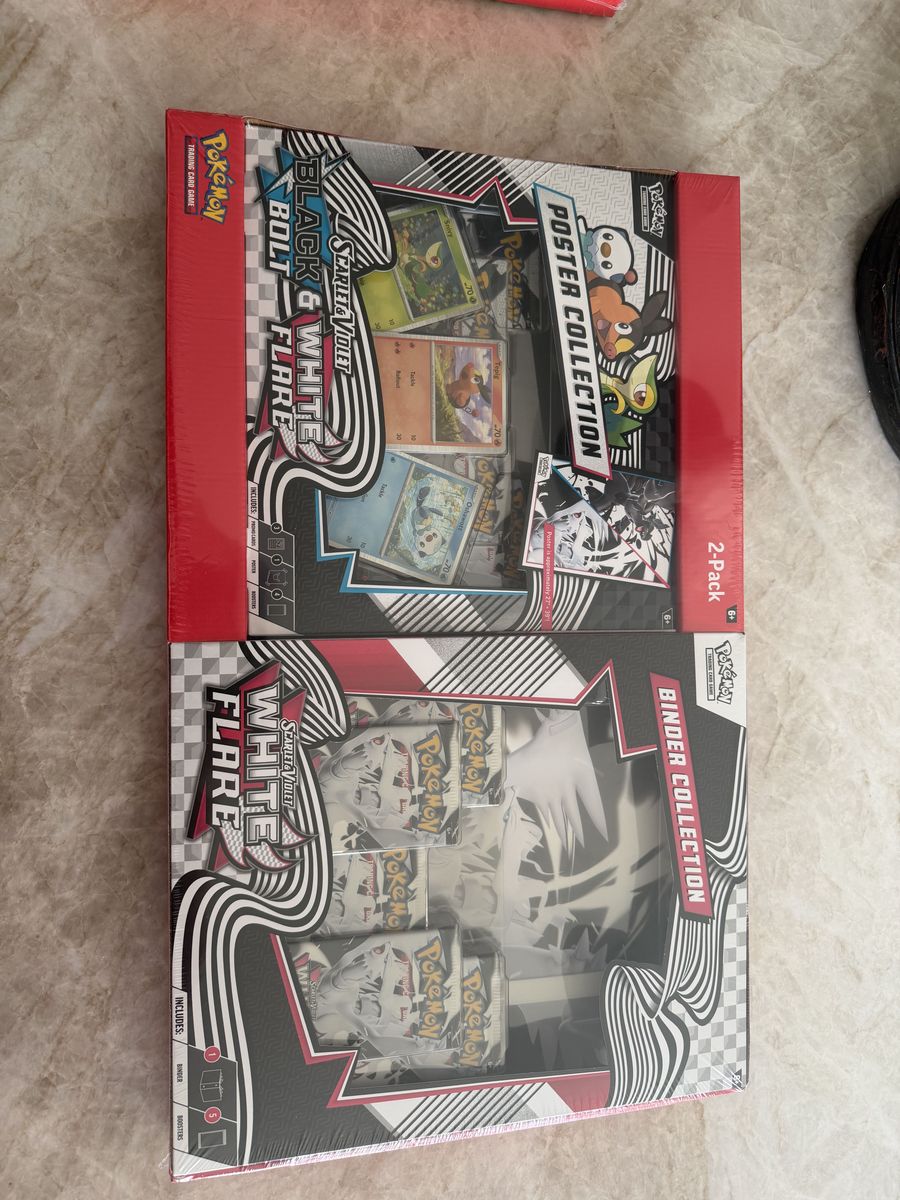 Pokemon cards Scarlet & Violet Black Bolt & White Flare