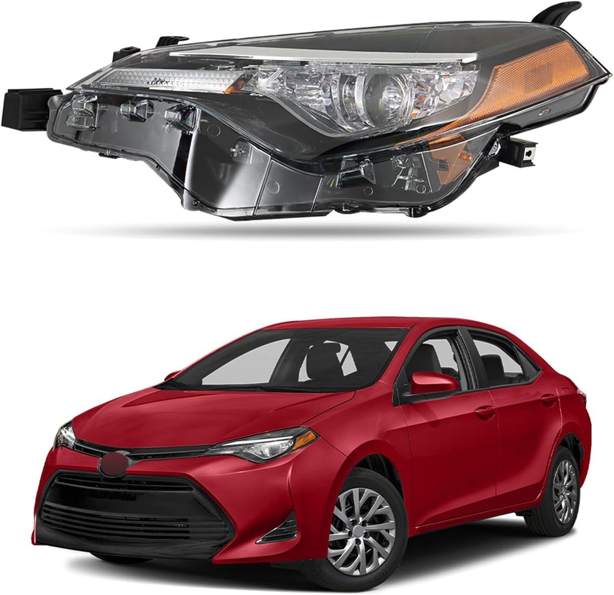 2017-2019 Toyota Corolla Driver Side Headlight Assembly