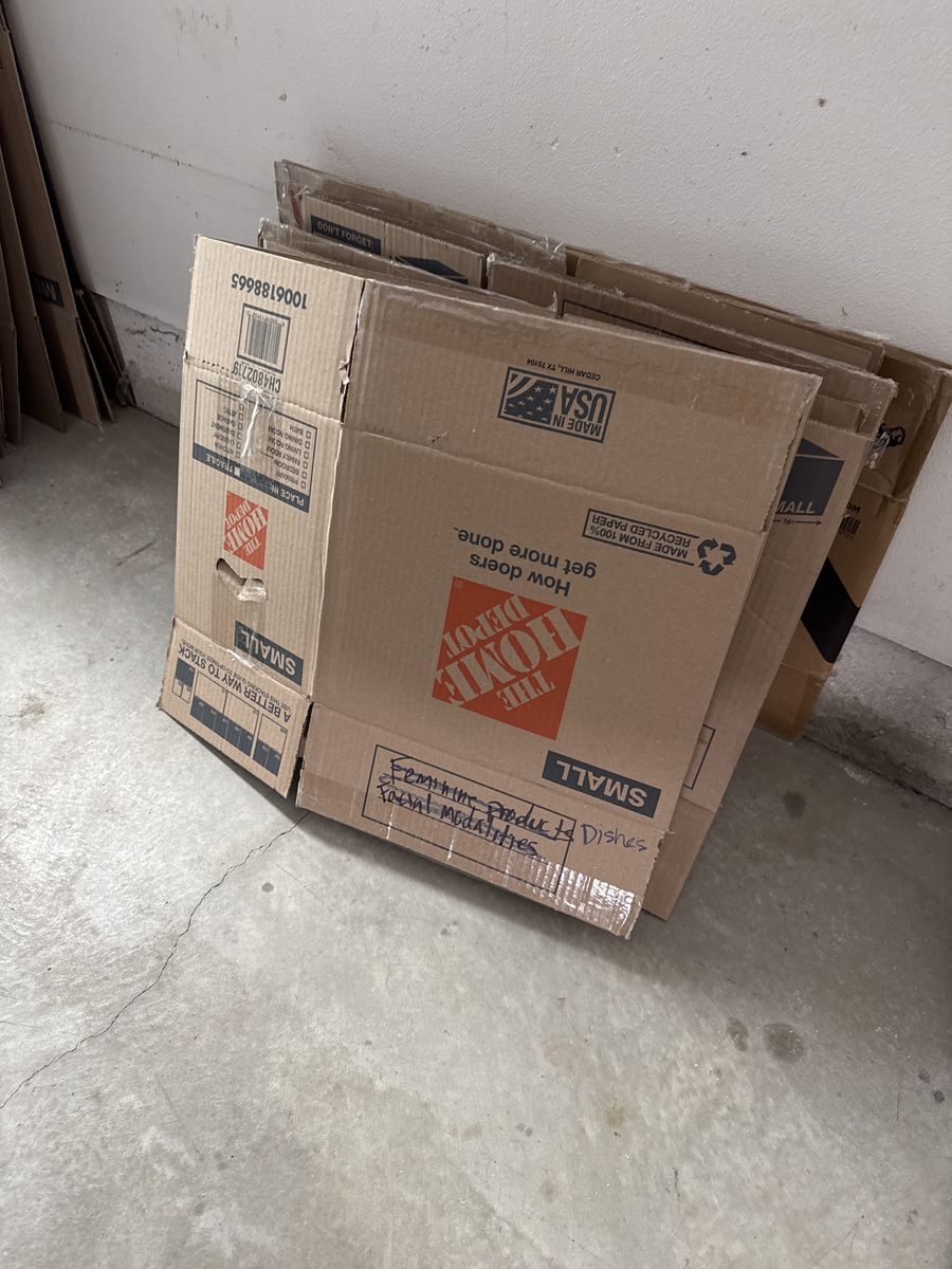 Moving Boxes - multiple Sizes