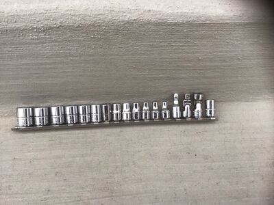 Snap-on 1/4 dr Metric Socket Set