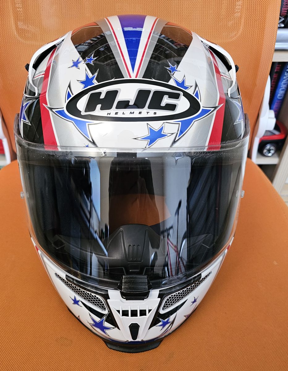Like new Arai and HJC motorcycle helmets XL