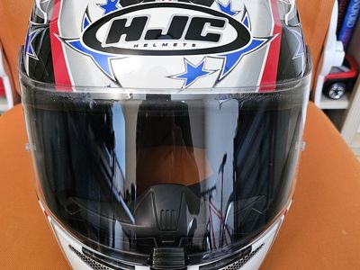Like new Arai and HJC motorcycle helmets XL