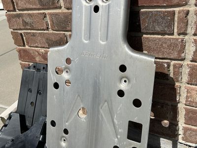 CanAm Renegade skip plate and A Arm guards