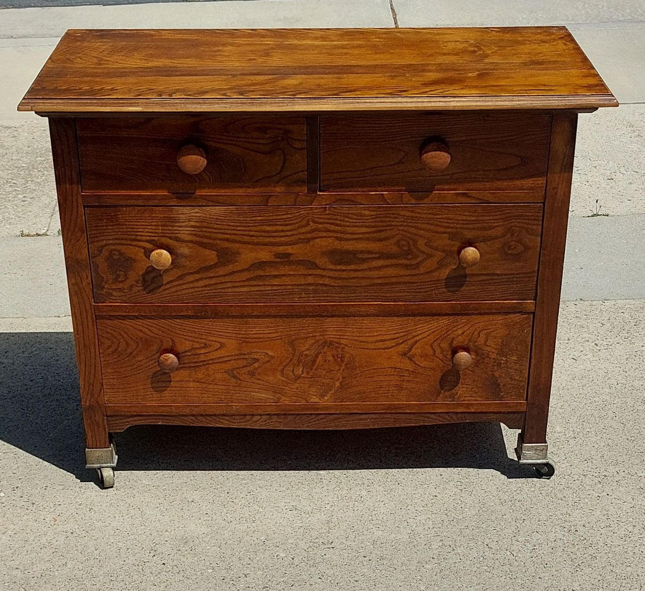 Dresser Antique Oak 4 Drawer