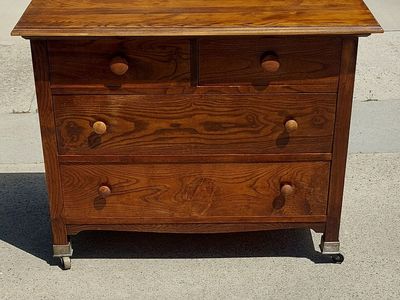 Dresser Antique Oak 4 Drawer