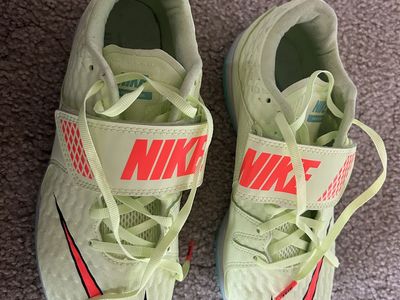 Nike Track & Field Spike Shoes-Lime Green w/bag and wrench