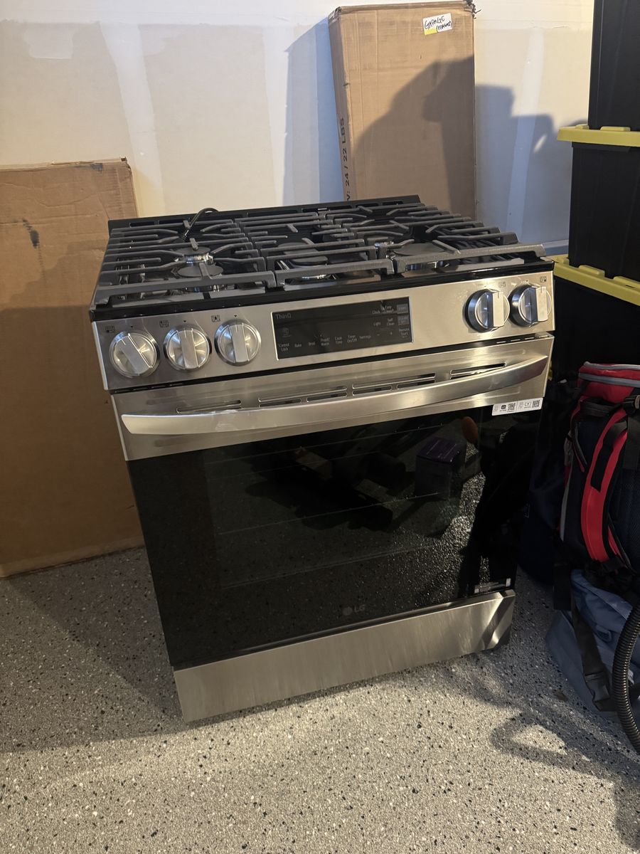 LG Gas Range - Never Used