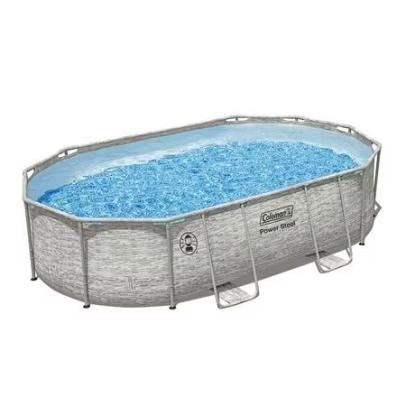 Coleman Power Steel 16x10x42 Oval Pool Set