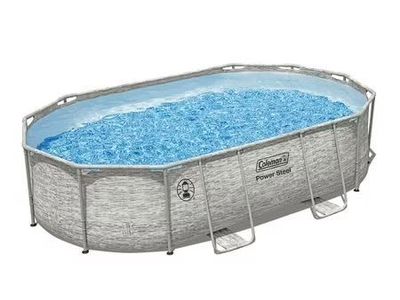 Coleman Power Steel 16x10x42 Oval Pool Set