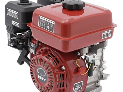 NEW 7.5 HP 4 Stroke Gas Powered Engine Motor, 212CC 3000W Go Kart Engine with Air Cooling System