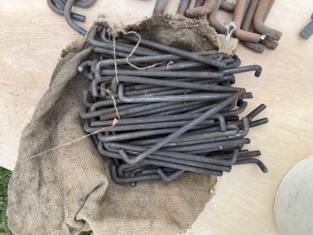 Concrete anchors, pins, straps, nuts, bolts, rebar caps, etc.