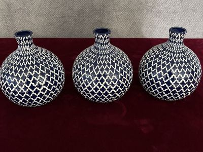 3 Decorater Vases, Ex. Cond. 25.00 Obo