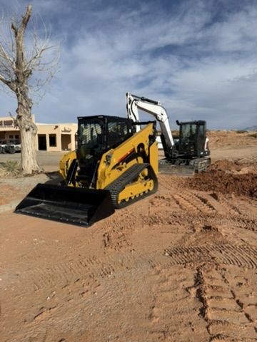 CAT 275,  Massive Skid Steer Rental – Powerful CTL, Compact Track Loader for Grading, Dirt Work & Attachments