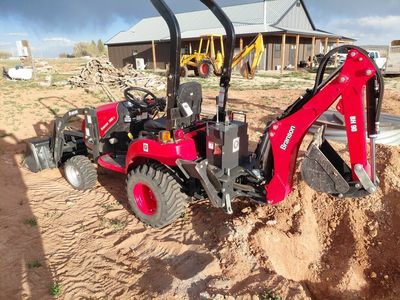 sub compact tractor loader backhoe