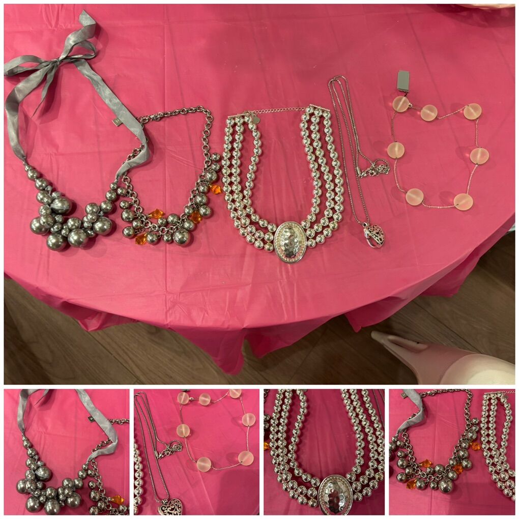 Really Great Silver Colored Necklaces $5 Each