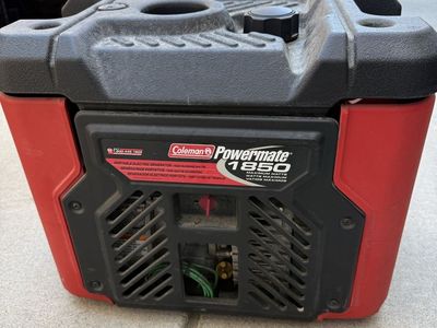 Coleman Powermate Generator Runs Great Very Low Ho