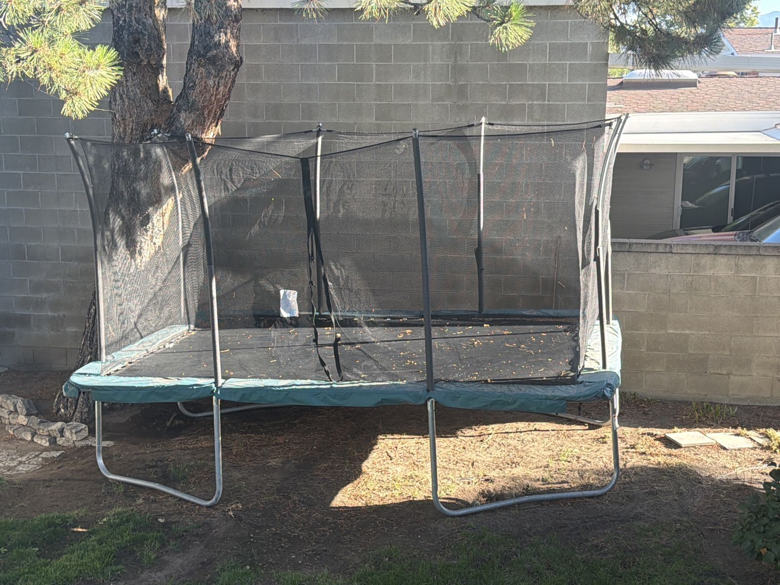Propel 10x14' Heavy Duty Pro Rectangle Trampoline with Enclosure - Used