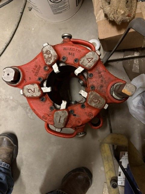 2 1/2 to 4' ridge pipe die