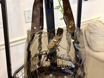 2 - Clear Bags for Sports Shopping LV CC Totes New