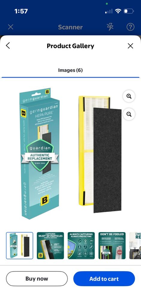 NEW GermGuardian Air Purifier Replacement Filter B