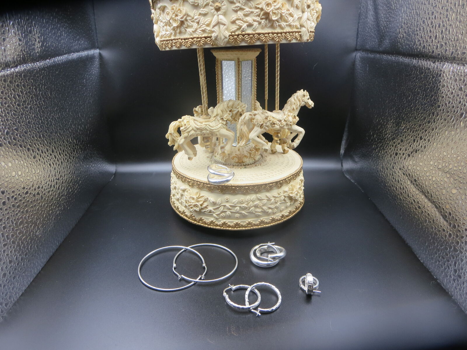 Sterling Silver hoop earrings sets .05 mm to 28mm