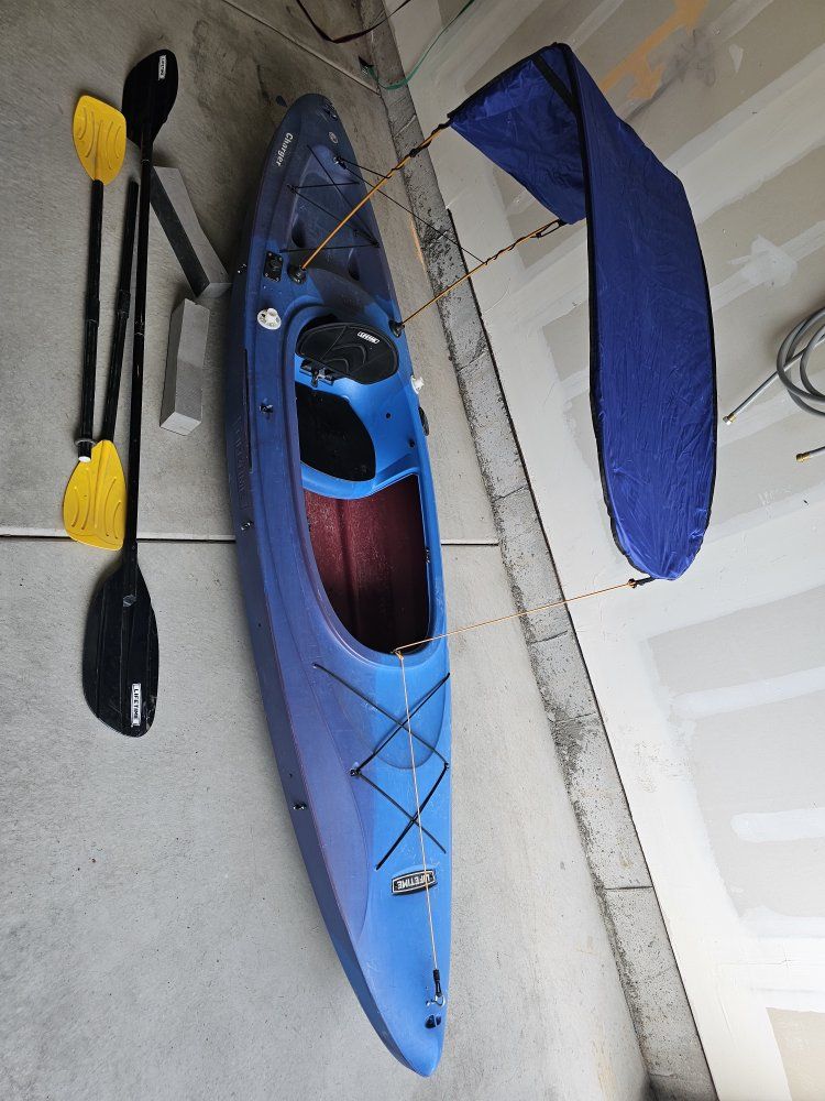 Lifetime Charger Kayak Package- Includes Paddles, Shade, & Transport Foam

 Cash or Venmo Only