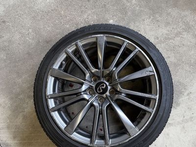 Stock wheels/tires from Infiniti Q50 Red Sport 400