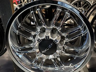 Akuzp chrome 17x9 lug pattern 8x170 offset 12mm brand new set of 4 wheels