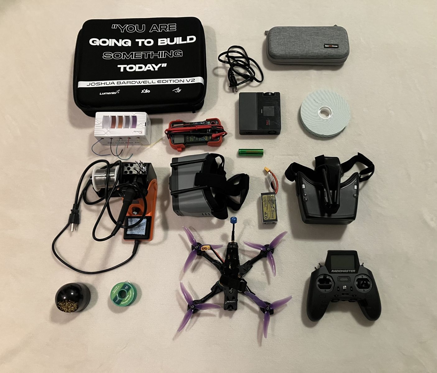 Analog FPV Drone + Full Hobby Kit, JB V2