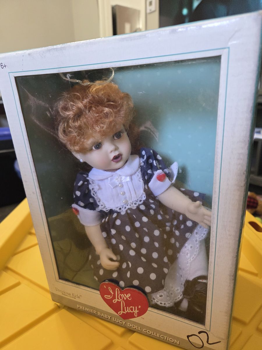 Precious Kids I Love Lucy Premier Baby Lucy Doll Collection - 2 Vinyl Dolls in Original Box