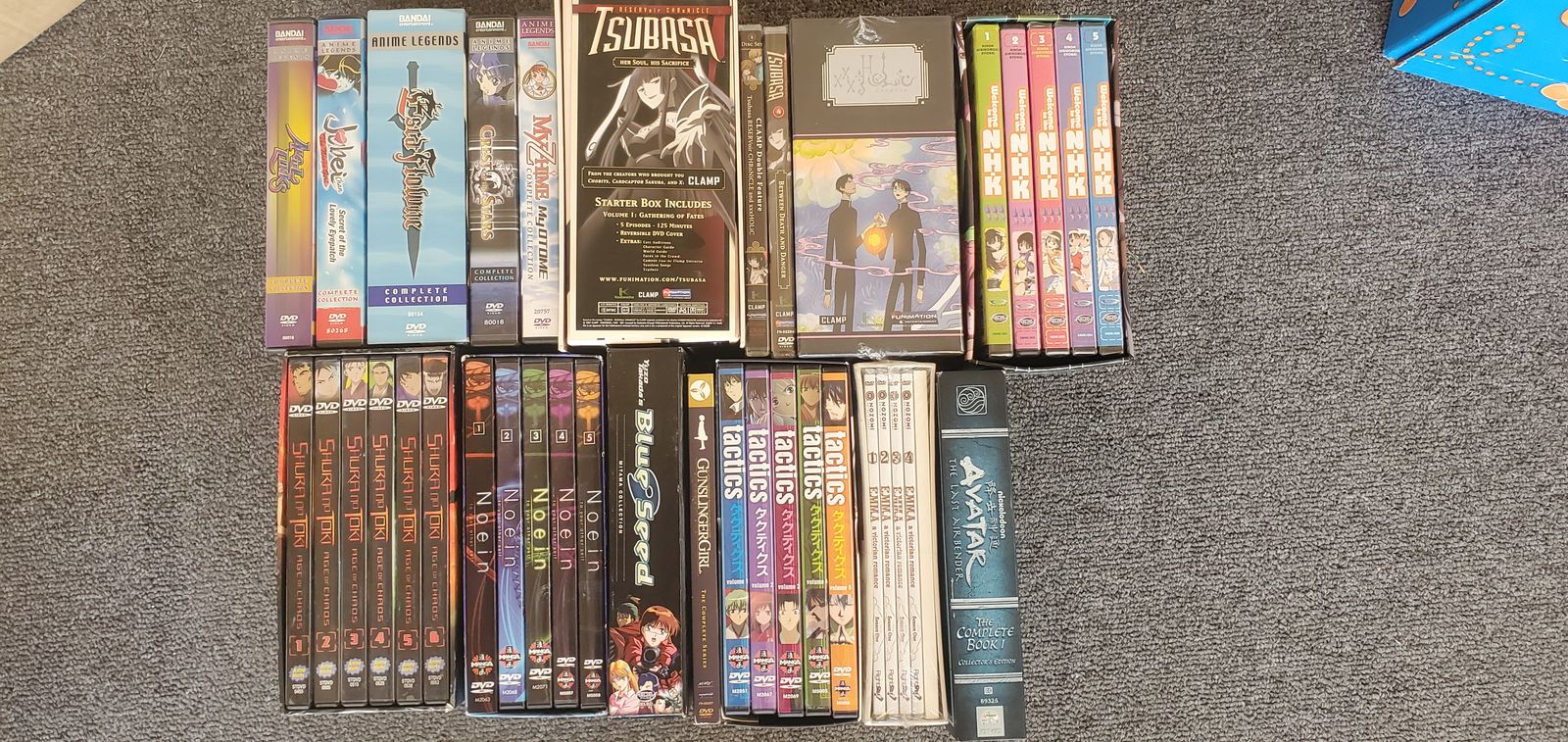 Huge Vintage Anime DVD Lot - Welcome to the NHK, Akira Tin, Fate Stay Night, xxxHolic OOP