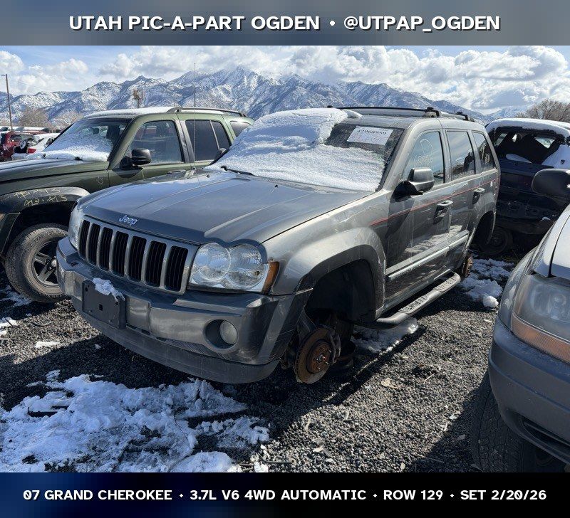 2007 Jeep Grand Cherokee WK Parts - UTPAP Ogden