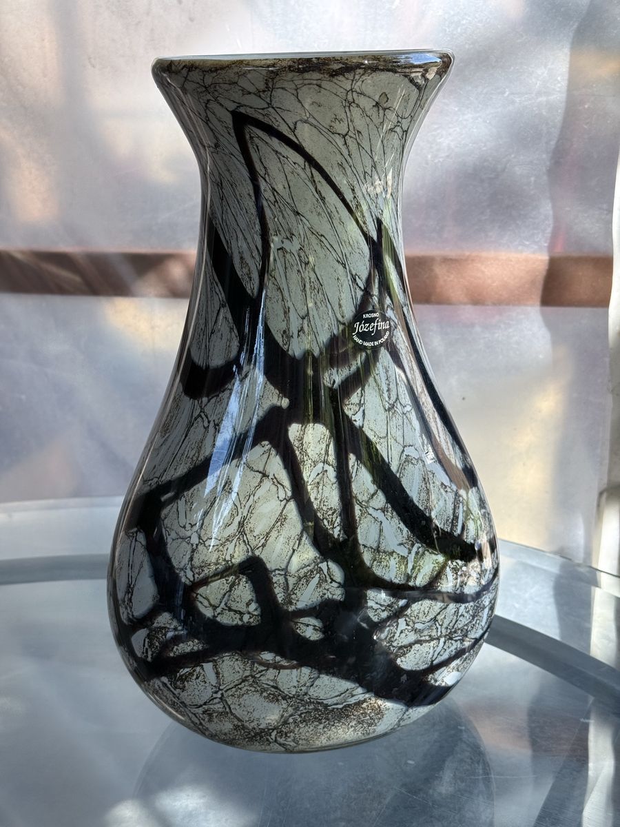 Jozefina Krosno Polish Glass Vase