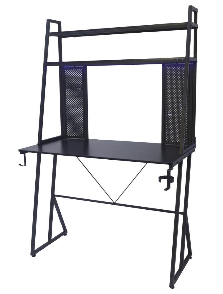 Dowinx Computer Desk with Storage Shelf LS-GDH (Black)