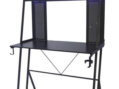 Dowinx Computer Desk with Storage Shelf LS-GDH (Black)