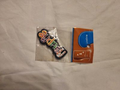New Sydney Australia Souvenir Magnet - Colorful Lettering