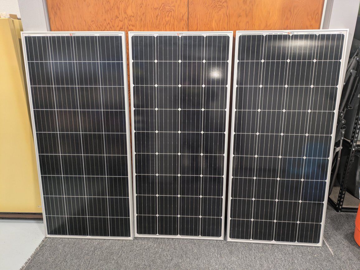 3X NEW Rich Solar 200W Panels RS-M200