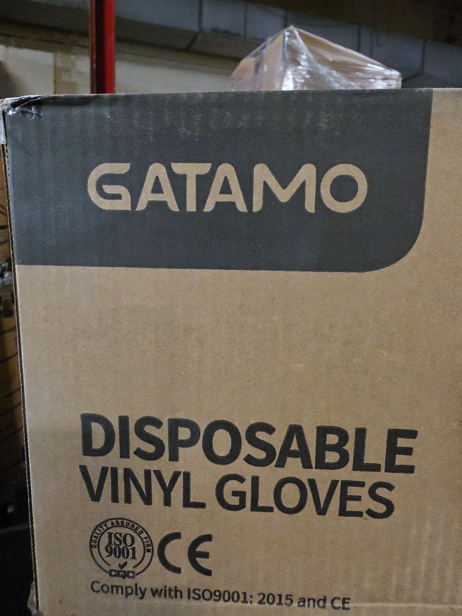 GATAMO/Firm Grip Disposable Vinyl/Nitrile Gloves - 4 Mil, Heavy Duty, Commercial Cleaning, Hand Protection