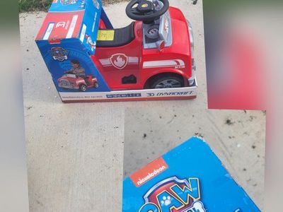 paw patrol power ride on