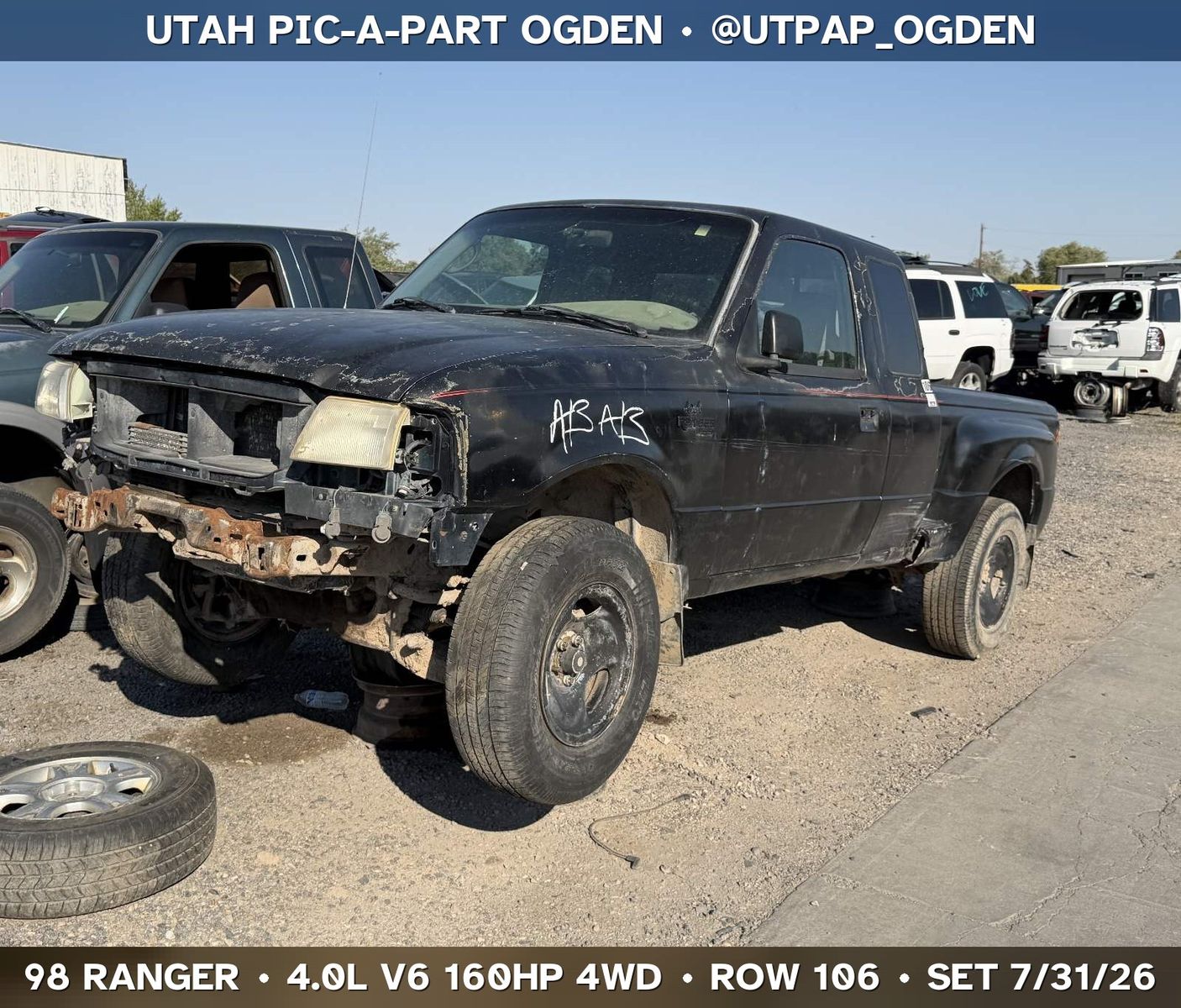 1998 Ford Ranger Parts - UTPAP Ogden