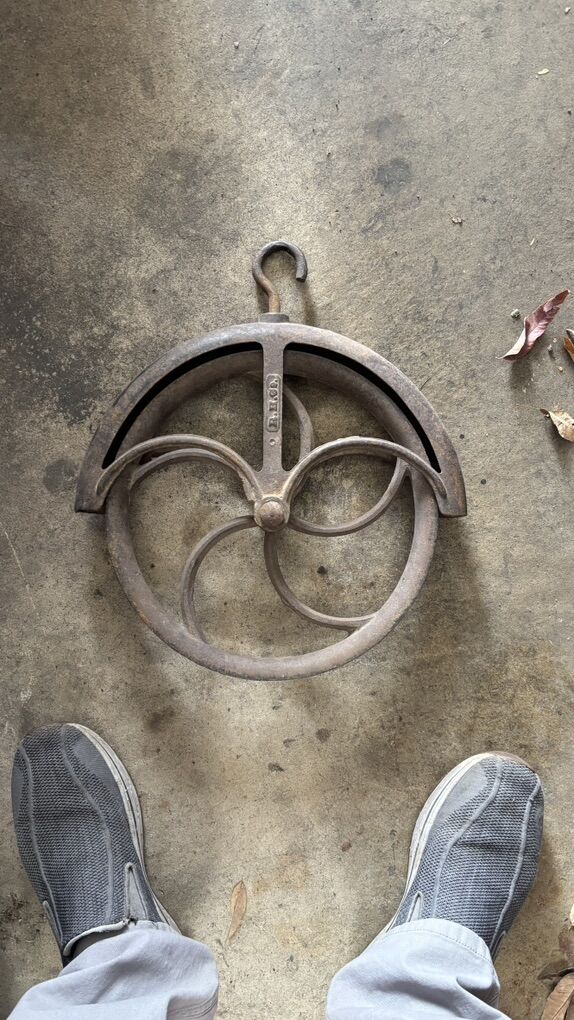 Cast Iron Antique Pulley 14