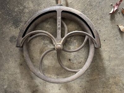 Cast Iron Antique Pulley 14