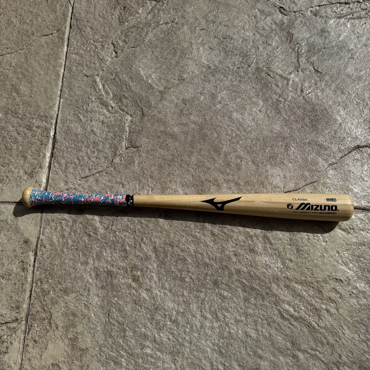Mizuno Classic MZB271 Bamboo BBCOR .50 Baseball Bat with Custom Grip
