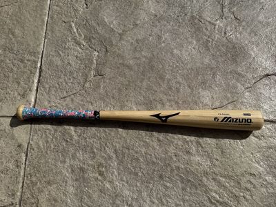 Mizuno Classic MZB271 Bamboo BBCOR .50 Baseball Bat with Custom Grip