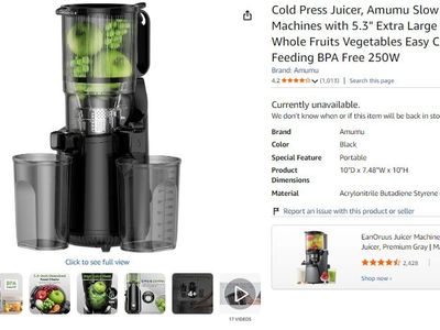 Cold Press Juicer - Slow Masticating Machines