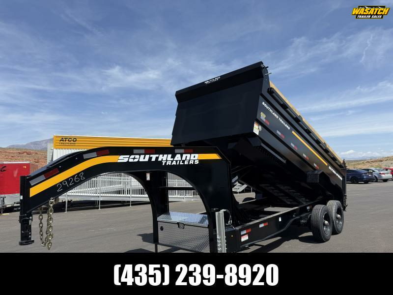 Southland Trailers 7X16 24K SL716 HS I-BEAM Dump Trailer